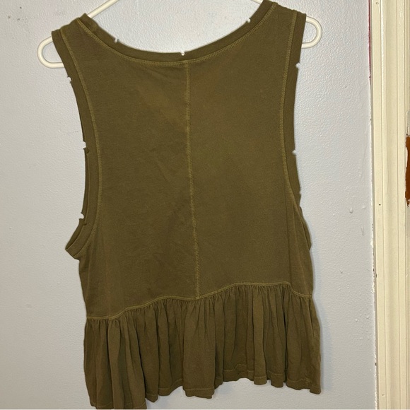 We the free Continental Peplum Size Medium in Olive - Picture 5 of 8